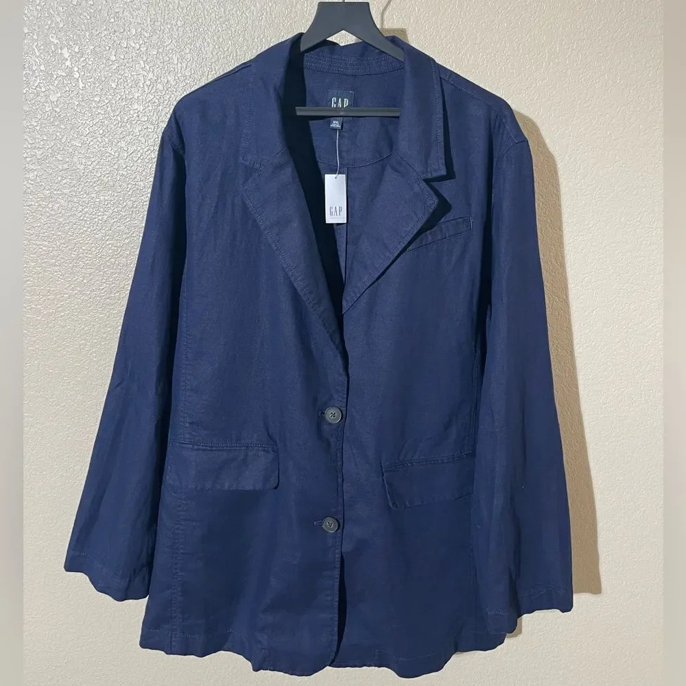 GAP Men's Deep Blue Blazer